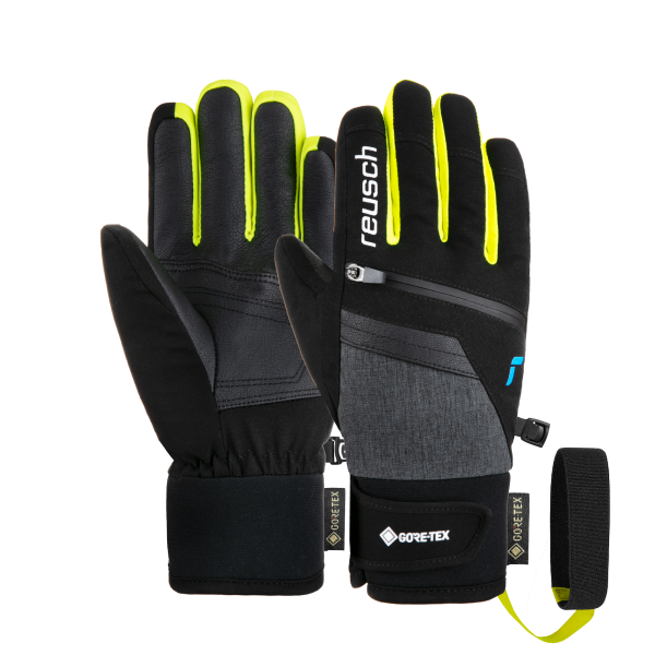 Reusch Travis GORE-TEX® Junior 6261302 7686 black grey 1